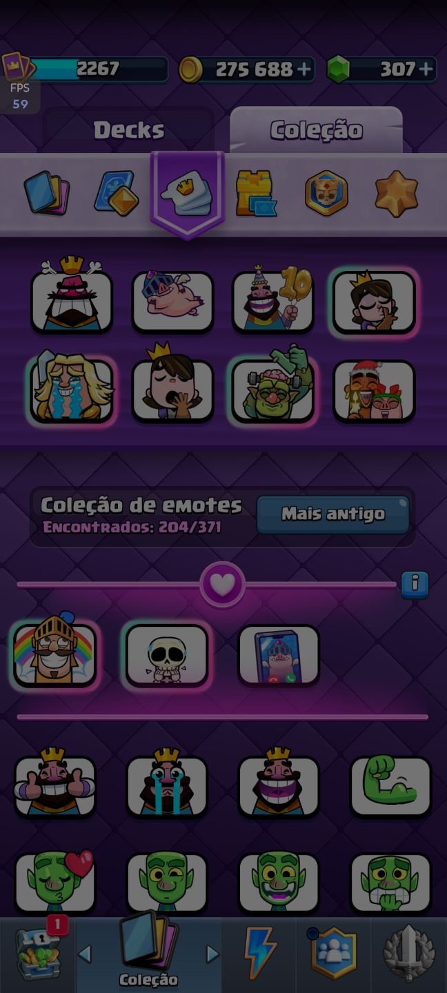 Conta de Clash Royale Profissional
