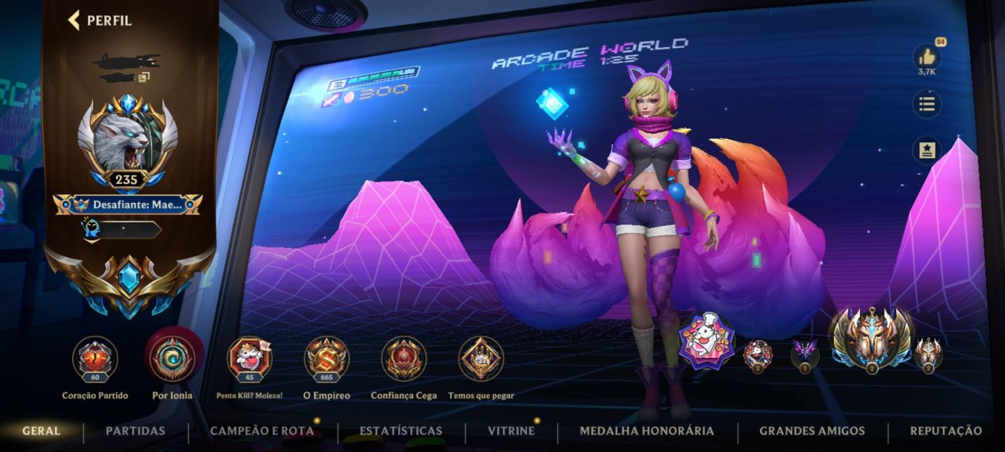 CONTA WILD RIFT Esmeralda 1 | 118 SKINS | SKINS VITORIOSAS RARAS | FULL CAMPEÕES