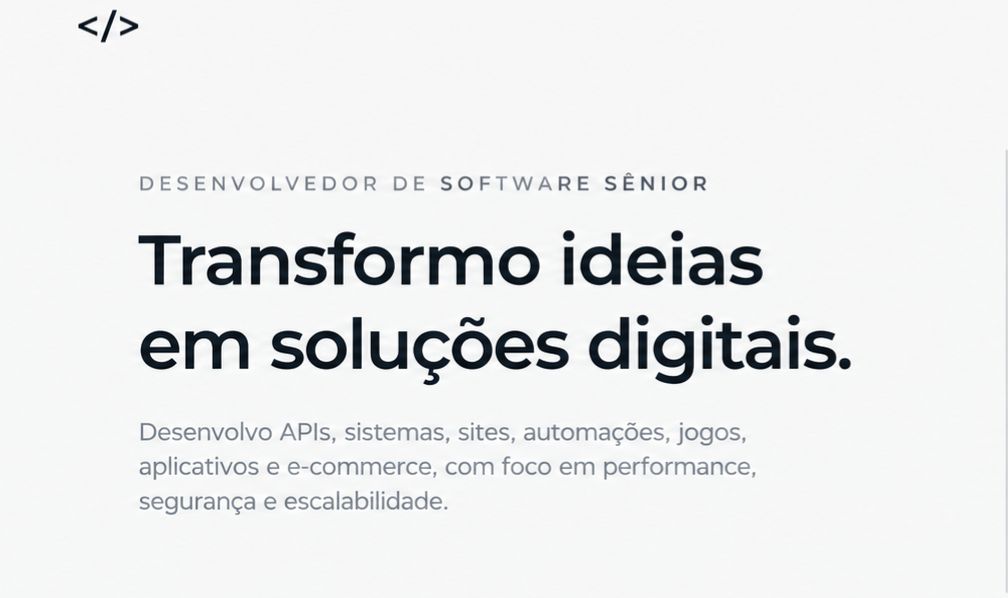 Programador / Desenvolvedor Web - Criação de Websites,sistemas e automações