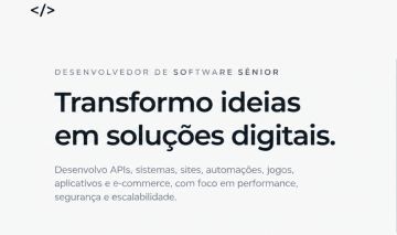 Programador / Desenvolvedor Web - Criação de Websites,sistemas e automações