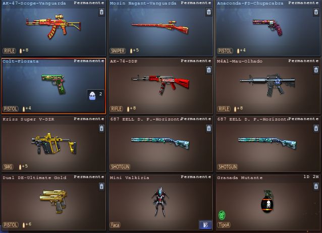 Conta crossfire com 7 vips