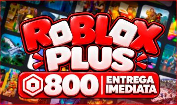GIFT CARD ROBUX OU VIA ROBLOX PLUS