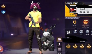 CONTA FREE FIRE NIVEL 63 NO PREÇO A NEGOCIAR