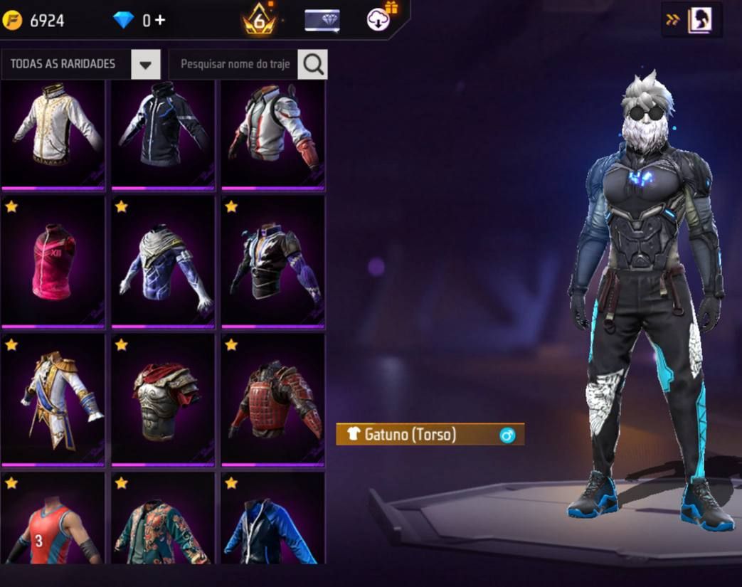 CONTA FF GEMADA COM ANIMAÇÃO DE KIT, ANGELICAL, SOMBRA ROXA, EVO, +500 PEITAS