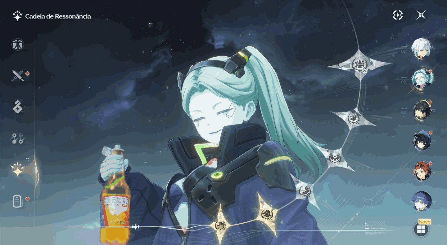 Wuthering Waves - Contas Reroll Collab Cyberpunk - Varias Lucys S3 a S6 e Mais