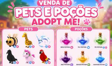 PETS/POÇÕES DA NOVA ATUALIZAÇÃO / ADOPT ME