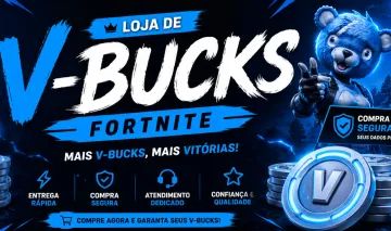V-BUCKS FORNITE VIA PRESENTE - LEIA A DESCRIÇÃO