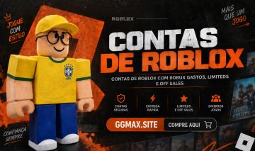 CONTAS [ROBLOX] ANTIGAS OU COM SKINS/LIMITEDS/GAMEPASS EM JOGOS E ROBUX