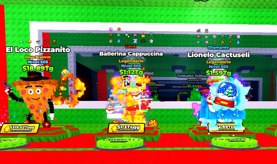 Nao Acorde os Brainrots Assustadores ;; dont wake the scary brain rots. lv 505
