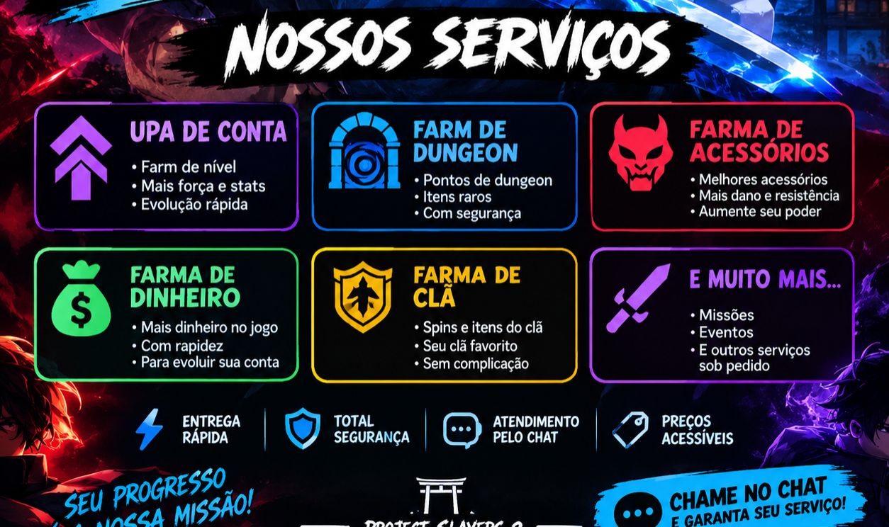 Serviço projetc slayer 2 NIGHTFALL E FISTFALL