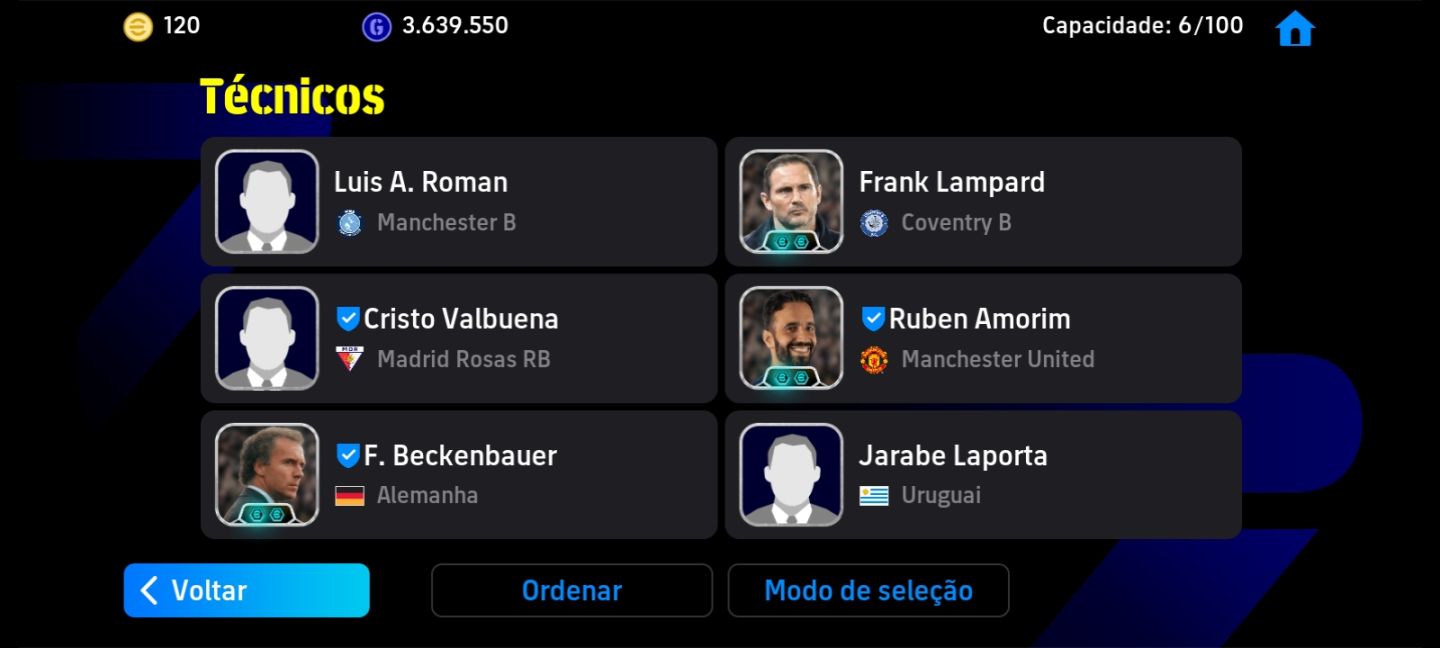 Conta de efootball