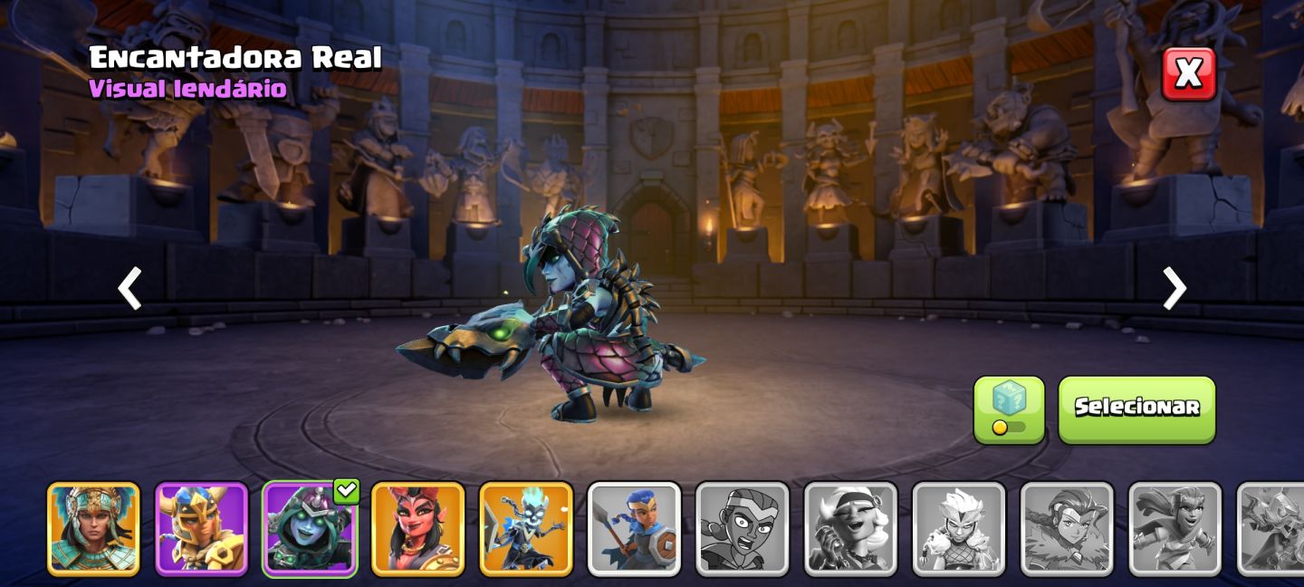 CV 18 clash of clans muito bem upada, confira nas imagens e descrição.