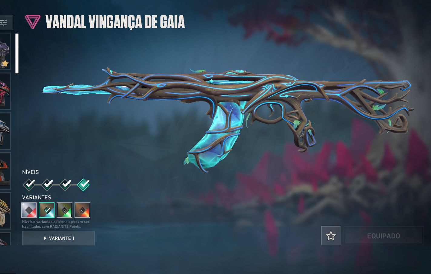 Conta Valorant | Faca Xenohunter + Vandal gaia e saqueador