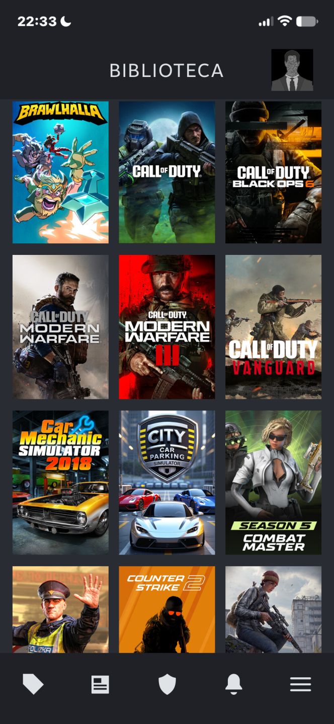 Venda de Conta Call of Duty / Warzone + Biblioteca Steam