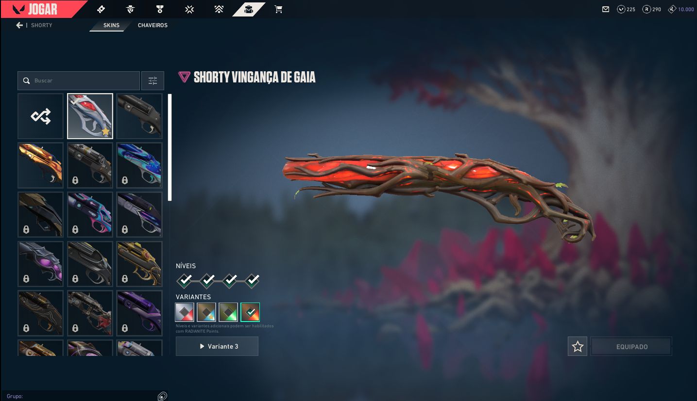 Conta valorant nivel 360 3x ascendente 3x facas 6x vandal 3x pesses 40k VP gasto