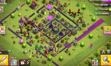 CONTA CLASH OF CLANS | 328 GEMAS | 3 CONSTRUTORES