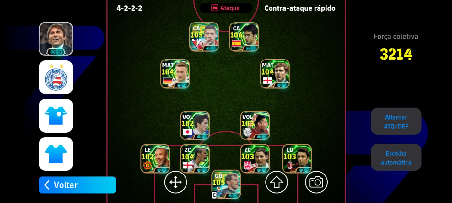 Conta de eFootball