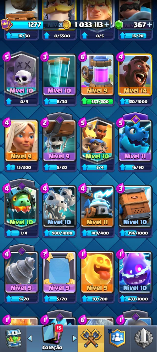Conta de clash 9000 troféus