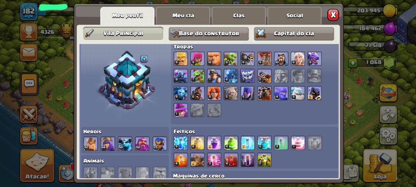 Cv 14, centro da vila 14 (Promoção) COC, clash os clans