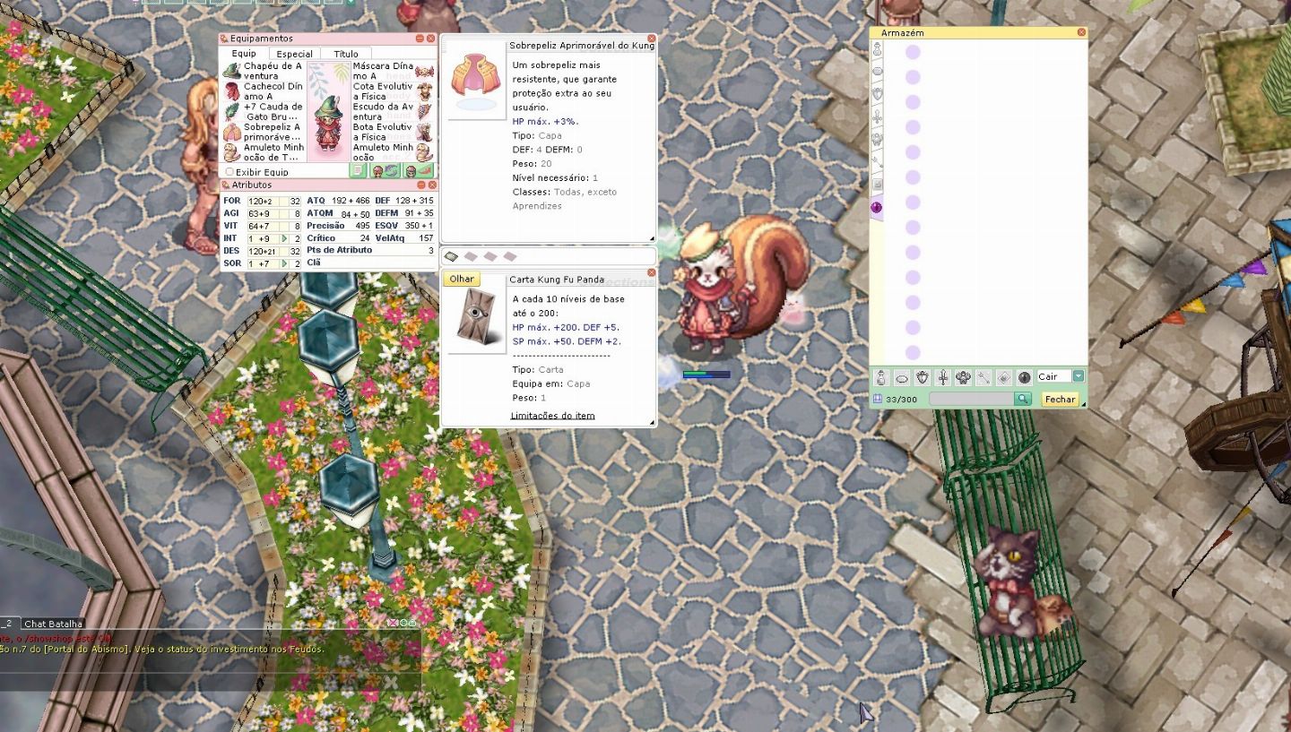 CONTA RAGNAROK LATAM, FREYA, DORAM (GATO) LV 157+CX EVOLUTIVA + FULL CONSUMÍV.
