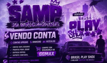 CONTA BRASIL PLAY SHOX SV2 (SAMP) - SAN ANDREAS MULTIPLAYER