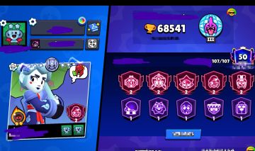CONTA BRAWL STARS SKINS RARAS!