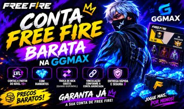 CONTA FREE FIRE BARATA + DIAMANTES | ENTREGA RÁPIDA.