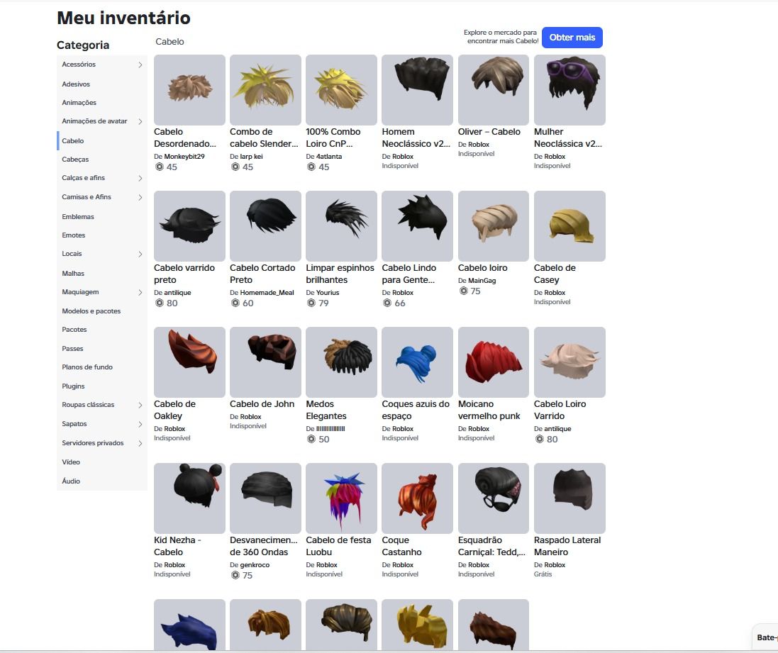 Conta de Roblox, 10k+ de Robux Gastos!!!