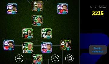 CONTA EFOOTBALL | CANNAVARO 107 + DIOGO COSTA 108 + GERRARD 105 | 3215 DE FORÇA