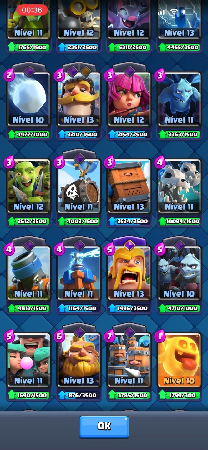 CONTA DO CLASH ROYALE COM 10k TROFEUS