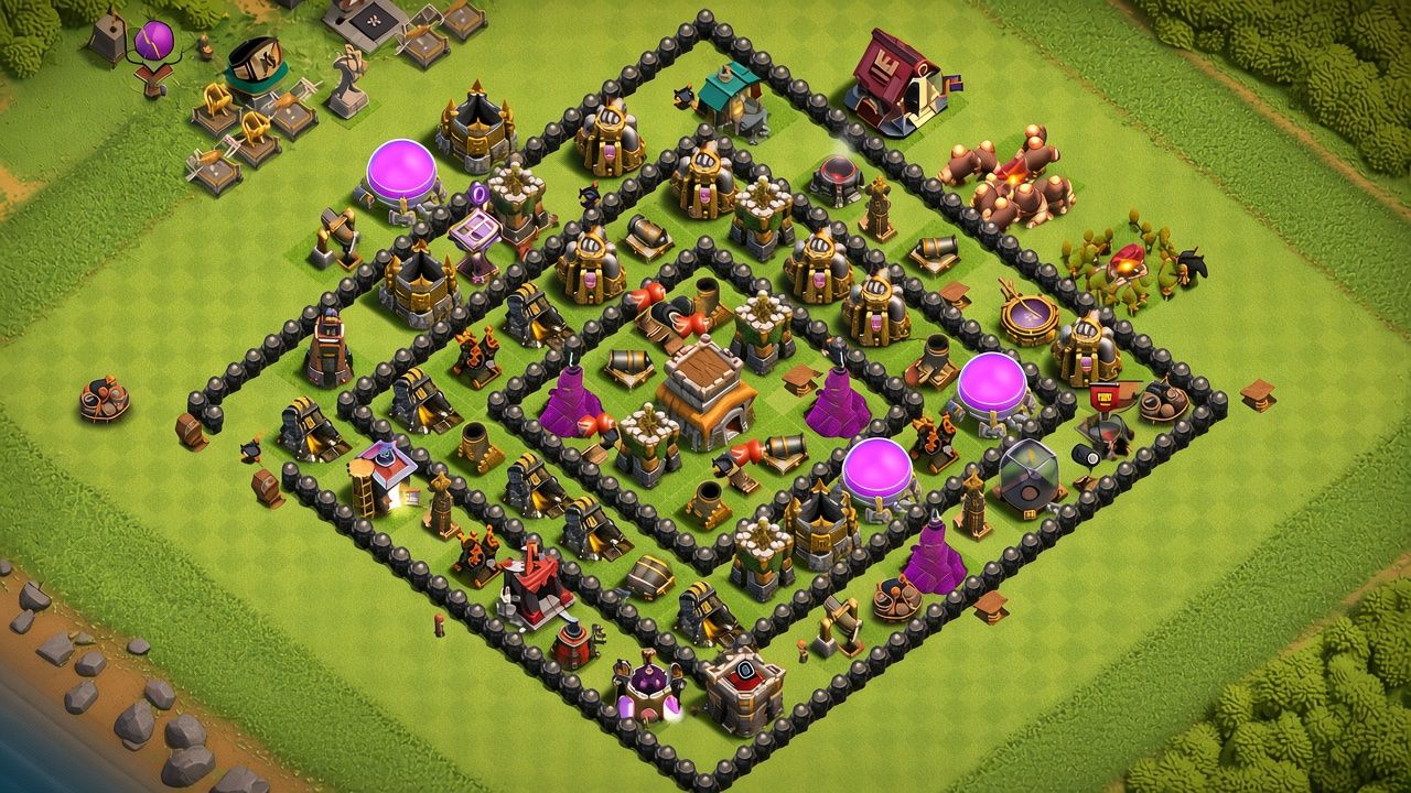 Clash of cland CV8 com tudo no máximo