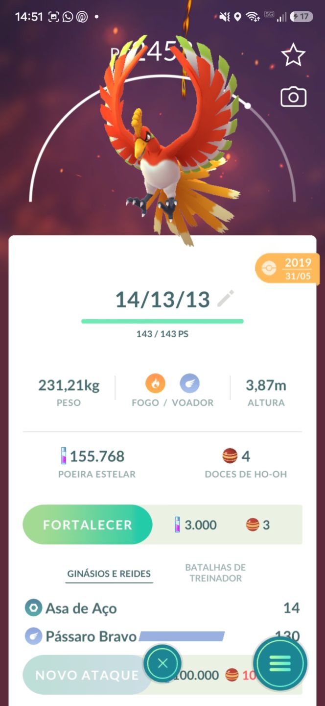 Conta pokemon go 2016, super rara