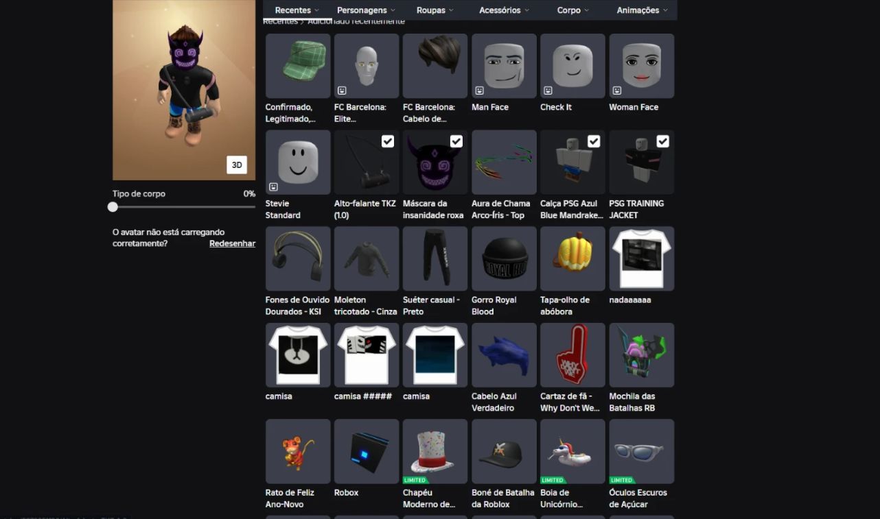 Conta Antiga Roblox Limited (Rara)
