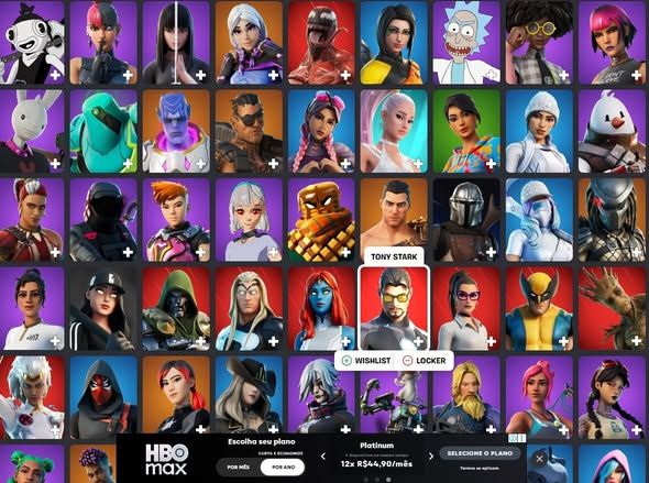 CONTA FORNITE RARA +150 SKINS (SKIN GLOW + KRATOS PICKAXE)