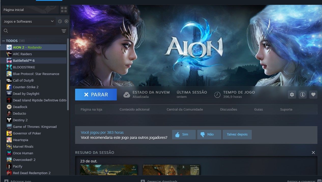 CONTA AION 2 ACESSO ANTECIPADO C/PASSE EM 3 PERSONAGEM