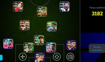 EFootball 3182+ | Iniesta 108 + Villa 105 + Rooney 104 + Messi | Elenco Top