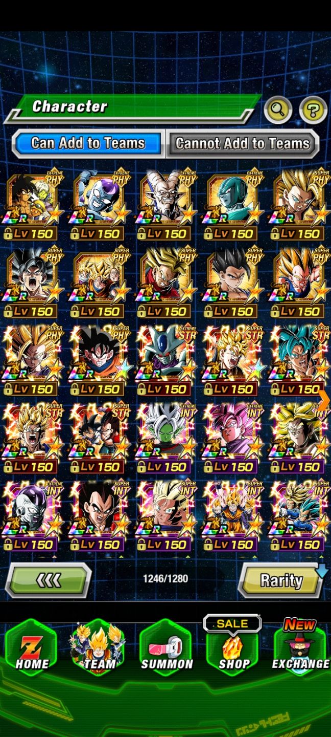 CONTA MID GAME COM MUITOS PERSONAGENS META - DOKKAN BATTLE