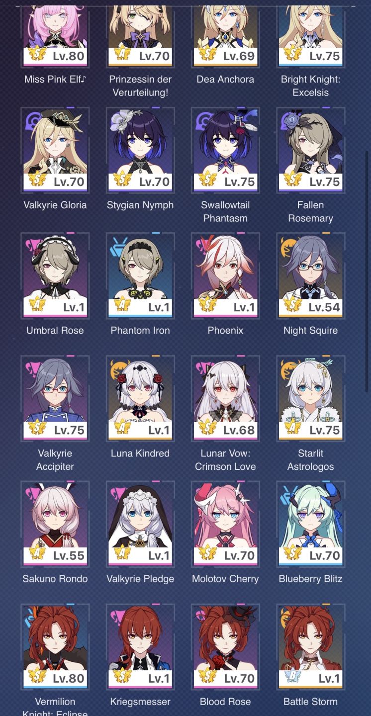 Genshin AR60 - 27 T5 + Conta Honkai StarRail 14 5 ESTRELAS + Honkai 3rd