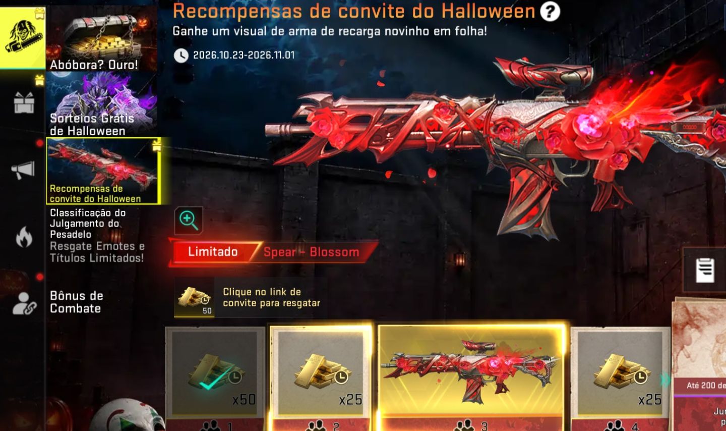 BLOOD STRIKE EVENTO CONVITES AMIGOS| Evento Halloween