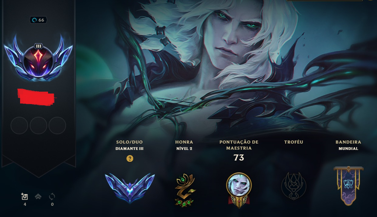 Conta lol diamante 3 35 Champ