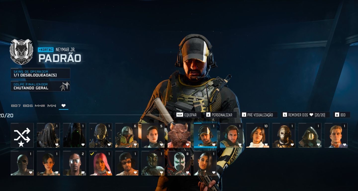 MESSI + NEYMAR + 21 SAVAGE + LARACROFT + BLACKNOIR + CAPITÃOPÁTRIA + NICKI MINAJ