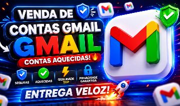 CONTAS GMAIL NOVAS E ANTIGAS | ENTREGA RÁPIDA | A MELHOR DO MERCADO