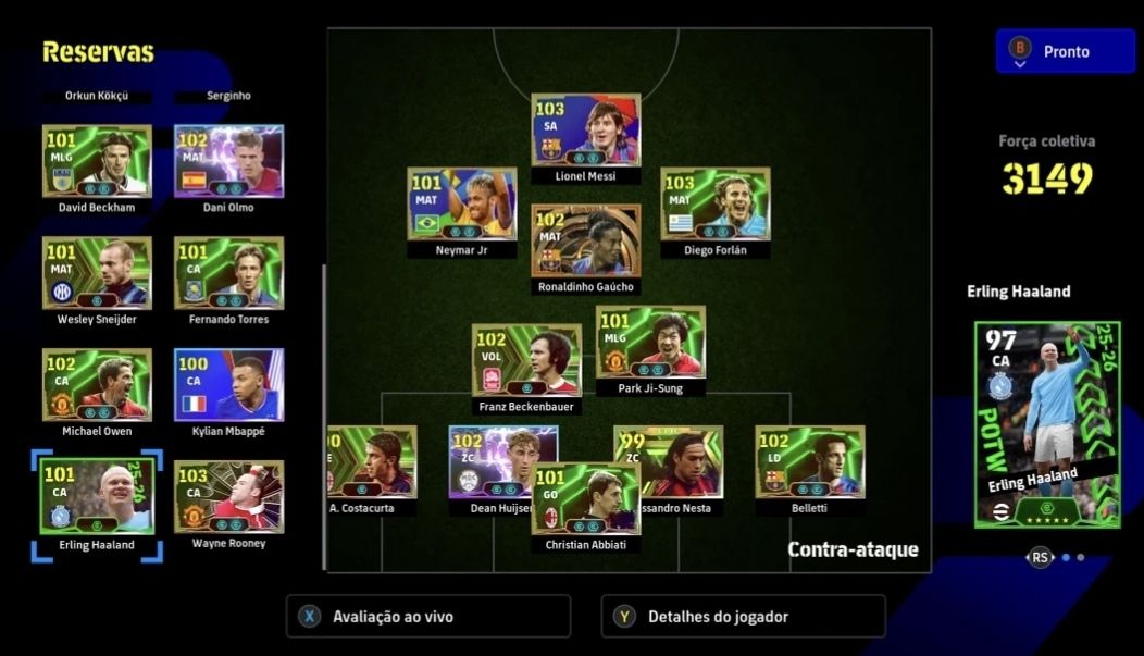 CONTA EFOOTBALL STEAM+FIFA21[ RONALDINHO+ MESSI+ NEYMAR2014 E VARIOS EPICOS