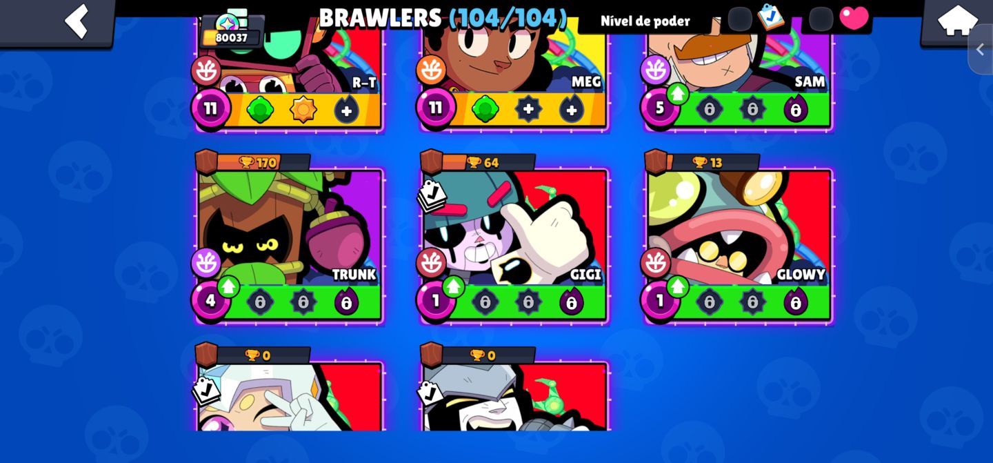 Conta Brawl nivel competitivo
