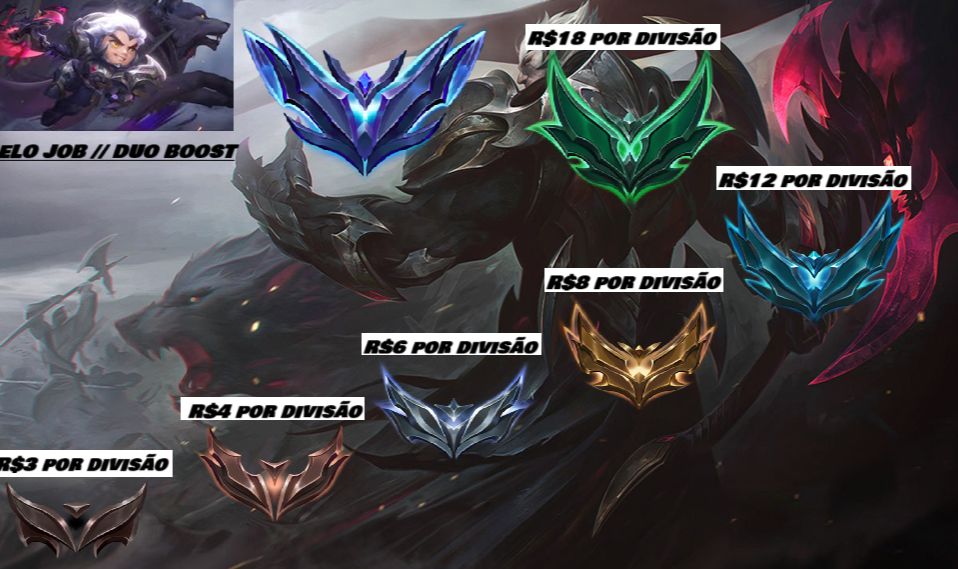 | ELO JOB | DUO JOB | LEAGUE OF LEGENDS | FERRO AO DIMA | SEM RISCO DE BAN