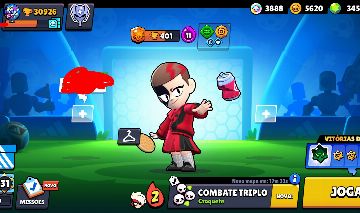 Conta brawl stars com Full acesso, criada em 2018, com Shelly estelar