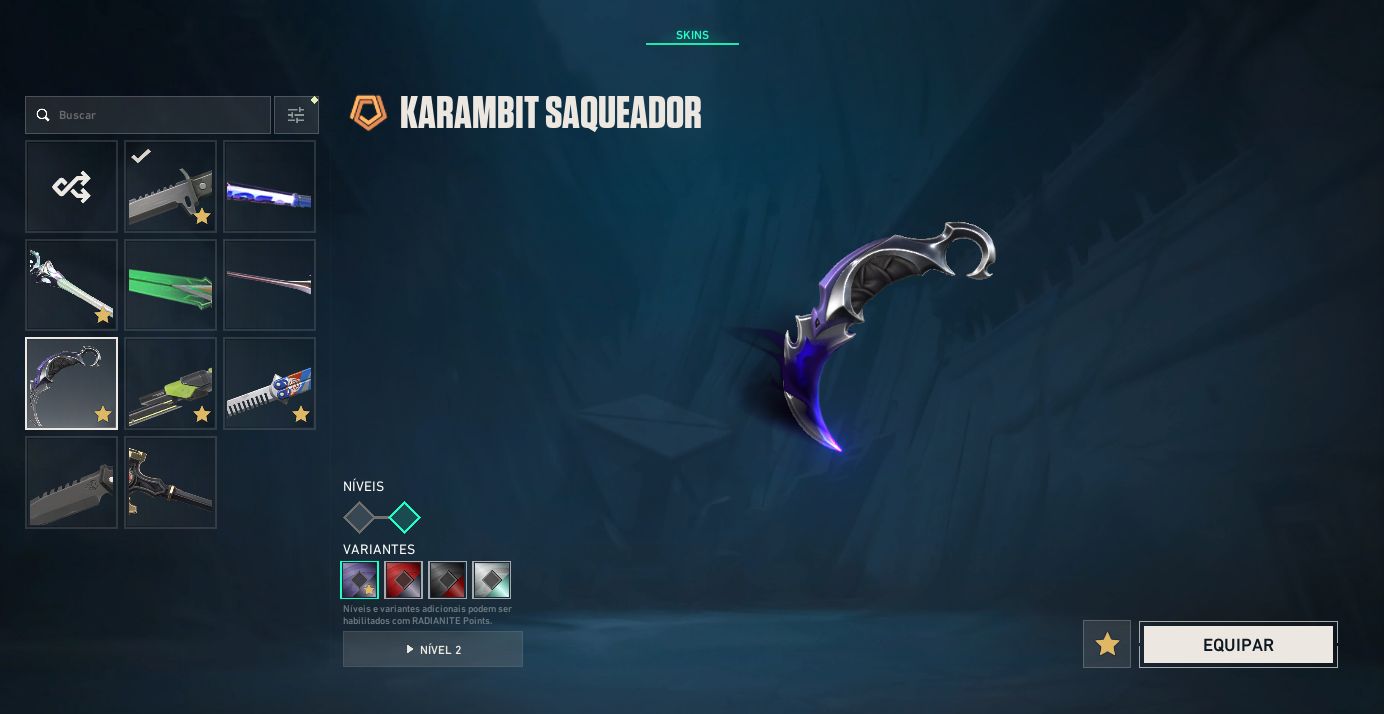 CONTA VALORANT COM PHANTOM CHAMPIONS 2024