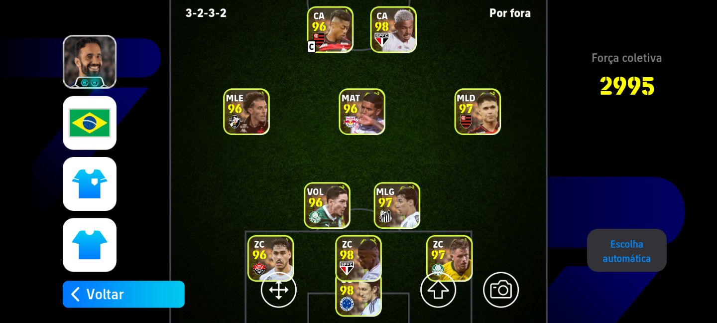 Conta eFootball 3241 | Elenco 103+ | Jogadores Especiais