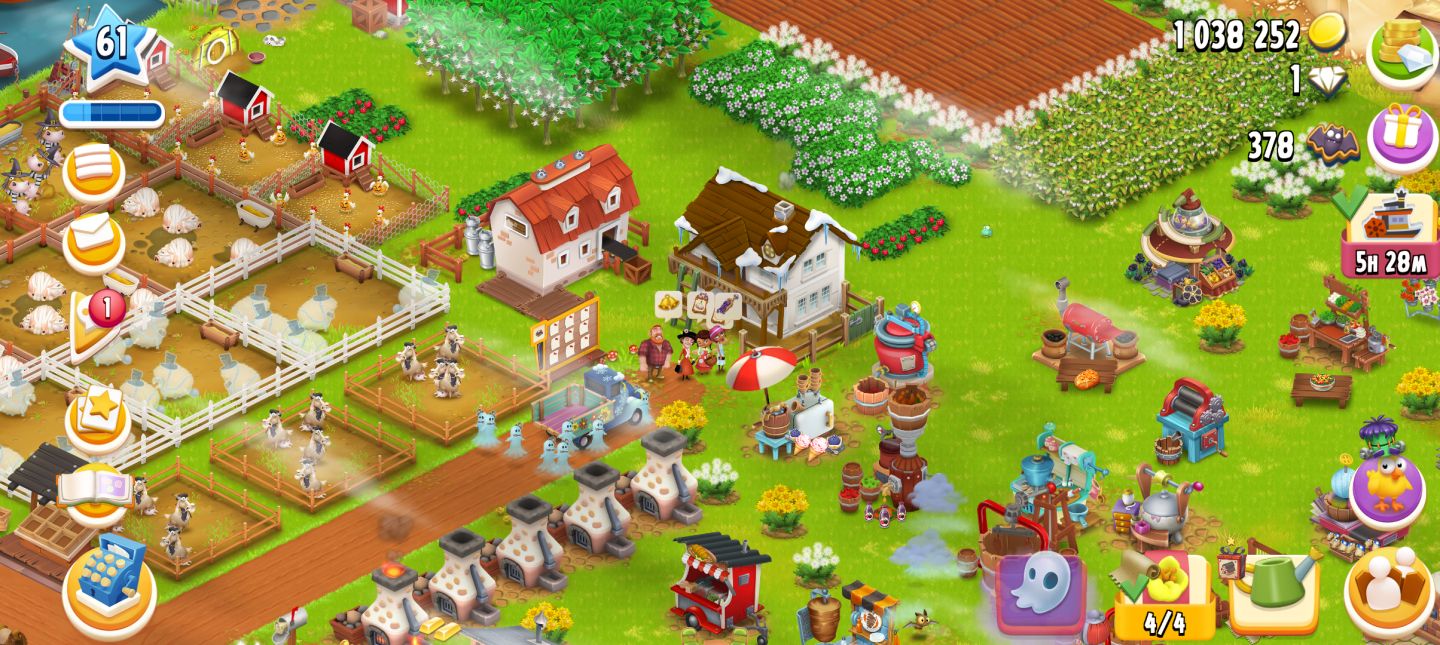 Conta HayDay lvl 61
