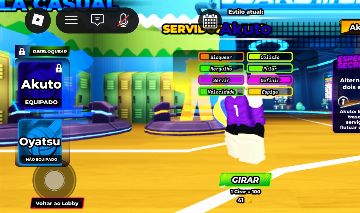 Conta volleyball legends com variedades de skins disponíveis